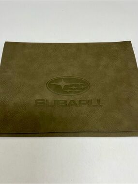 Subaru OEM Genuine Owner's Manual Faux Leather Case Bag Paperwork Storage Pouch